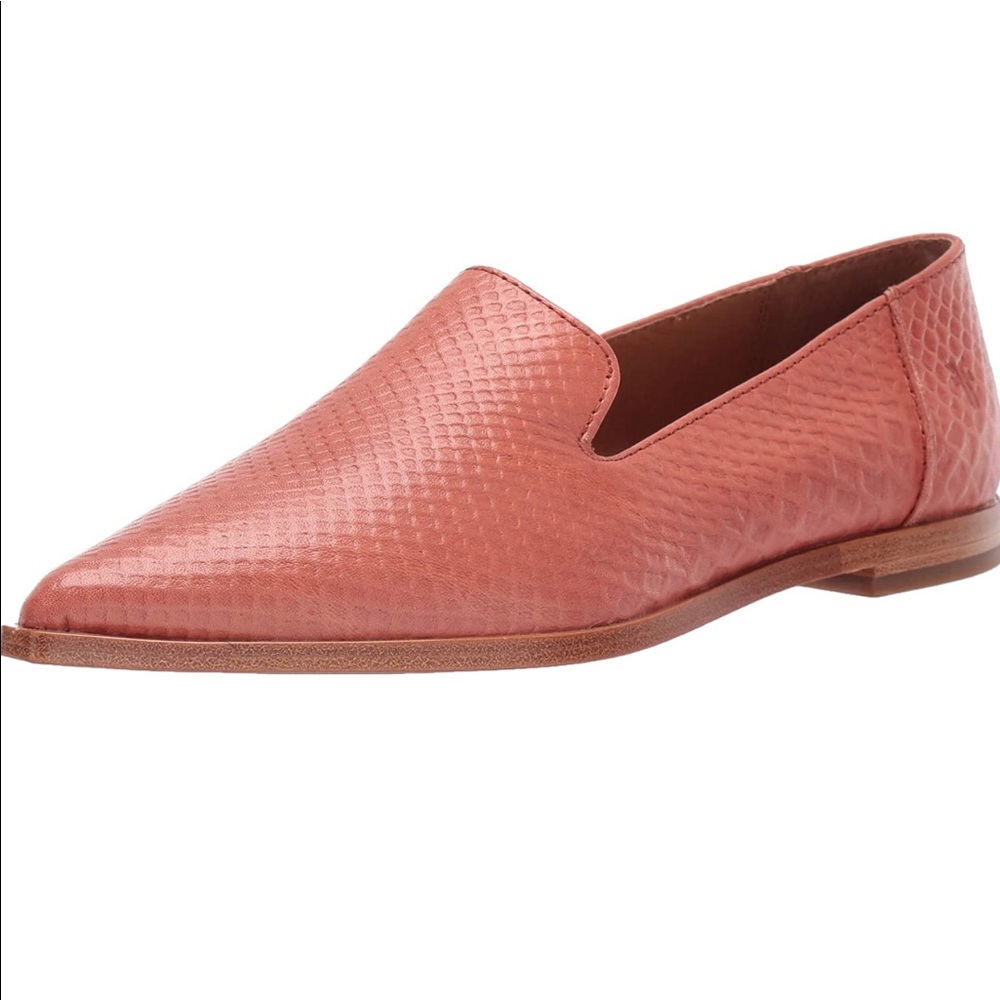 Frye Kenzie Women’s snakeskin Leather Slip-On Loafers